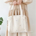 Troli fesyen baru menggantung beg mommy zip cotton